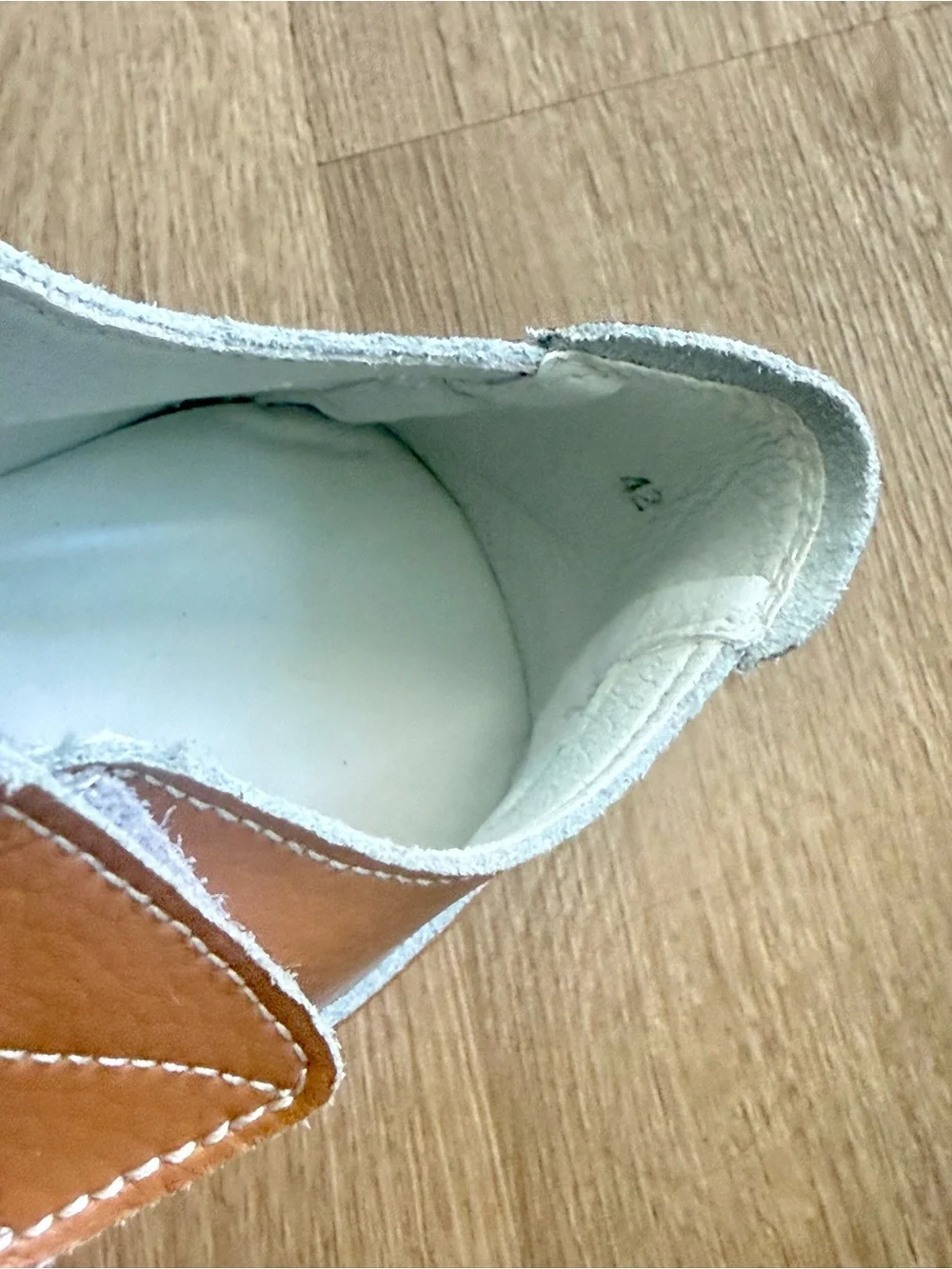 Women's Brown Leather Orthopedic Casual Walking SandalsComfortShoesSize 42(US11)